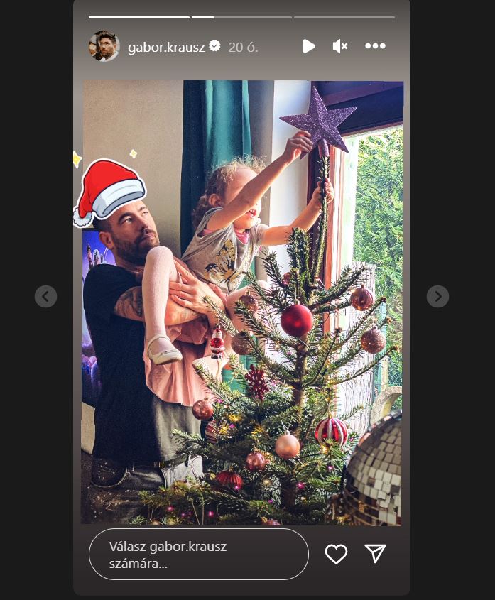 Ezt tervezi karácsonyra Tóth Gabi és Krausz Gábor