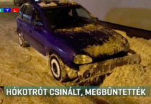 85 ezerre bírságolták a férfit, aki hókotróvá alakított Opeljével takarította az utat