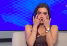 Gelencsér Timi elsírta magát a stúdióban